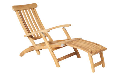 Traditional Teak VICTORIA deckchair