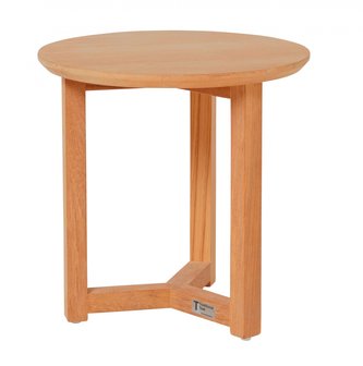 Traditional Teak MANON Side Table &Oslash; 40 cm