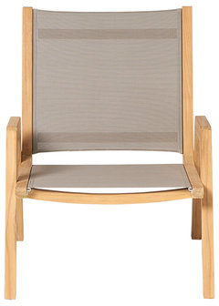 Traditional Teak KATE Lazy lounge chair (taupe)