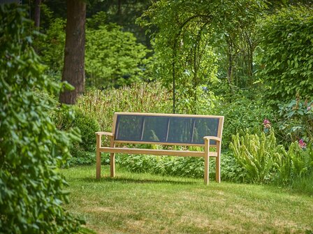 Traditional Teak KATE bench 150 cm (black)