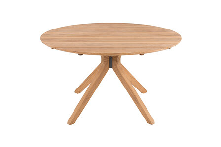 Traditional Teak CARMEN Garden Table &Oslash; 132 cm 