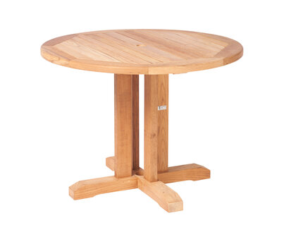 Traditional Teak WILLIAM garden table &Oslash; 100 cm