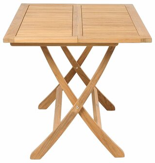 Traditional Teak SOFIA folding table 70 x 70 cm