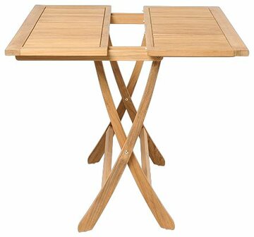 Traditional Teak SOFIA folding table 110 x 70 cm