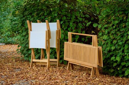 Traditional Teak SOFIA folding table 110 x 70 cm