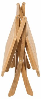 Traditional Teak SOFIA folding table &Oslash; 90 cm