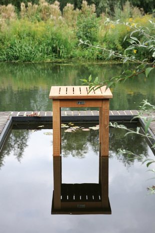 Traditional Teak SISI square side table 50 x 50 cm