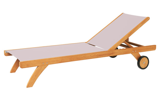 Traditional Teak KATE lounger (Taupe)