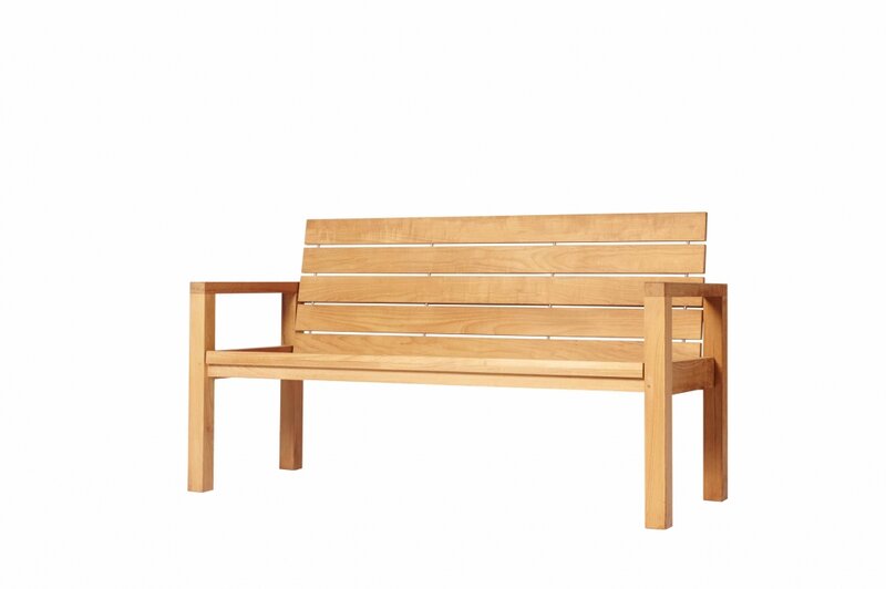 Traditional Teak MAXIMA bench 155 cm