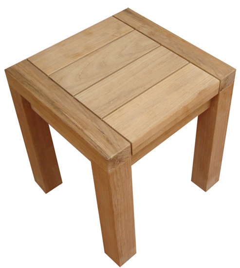 Traditional Teak MAXIMA hocker 38 x 40 cm