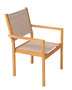 Traditional Teak KATE stacking chair (taupe)